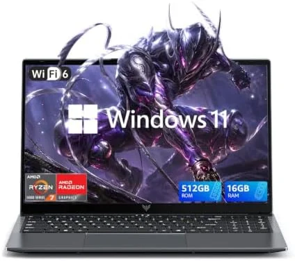 KAIGERR LX15PRO — Ryzen 7 5700U, 16GB RAM, 512GB SSD
