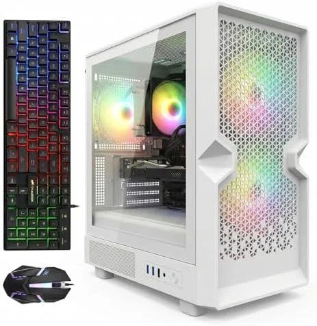 STGAubron Gaming Desktop — Core i5, RX 590 8G, 16GB RAM, 1TB SSD